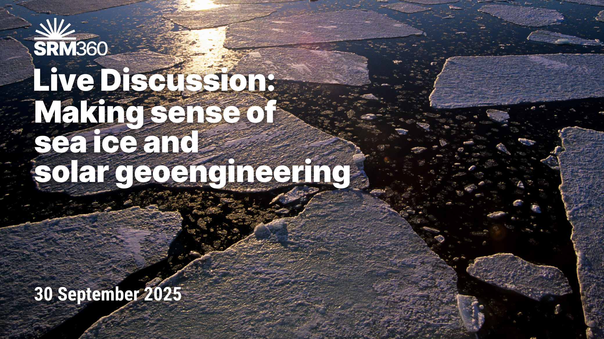Live Discussion Sea Ice Geoengineering